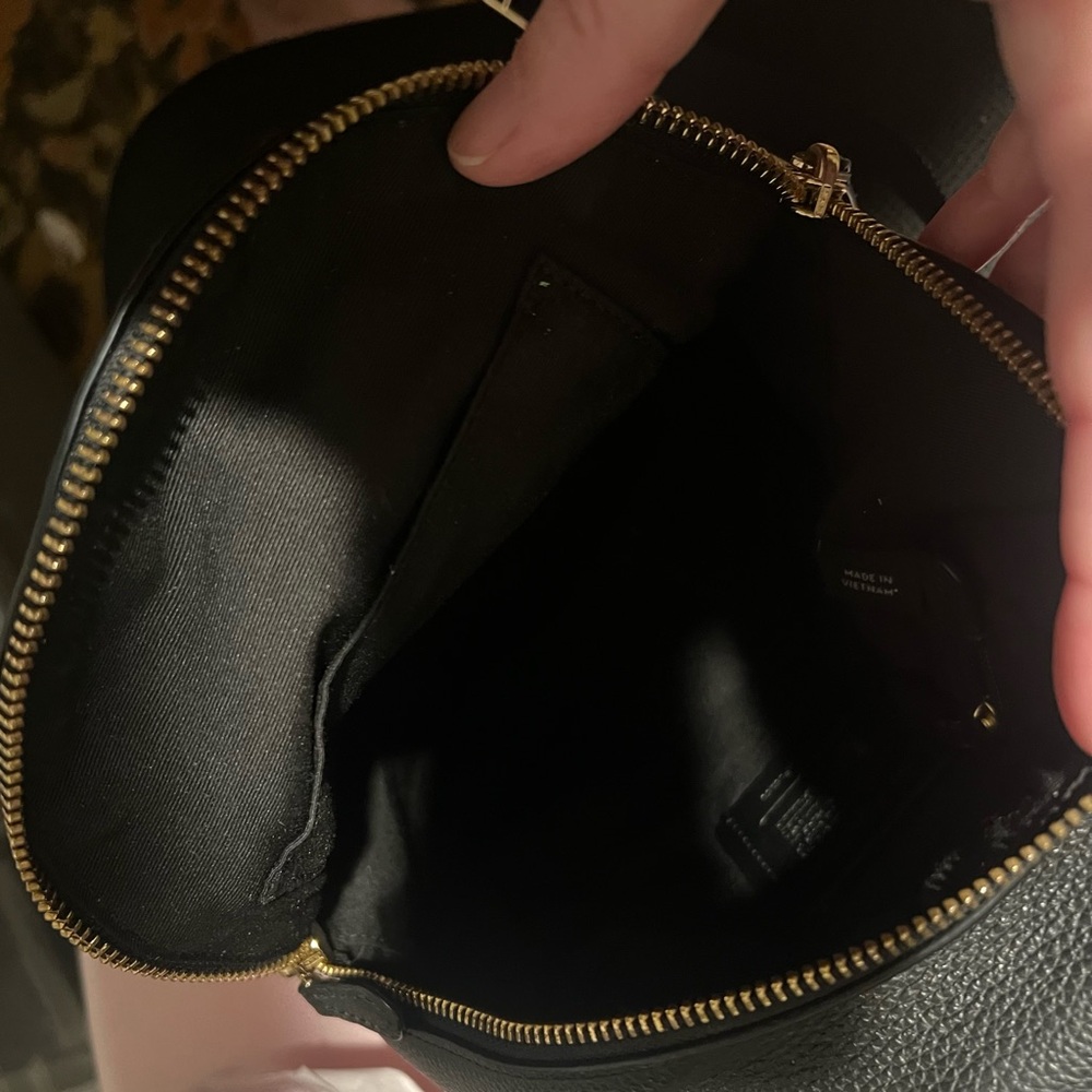 Coach Charlie Mini Backpack Black Pebbled Leather Bag - Picture 13 of 14